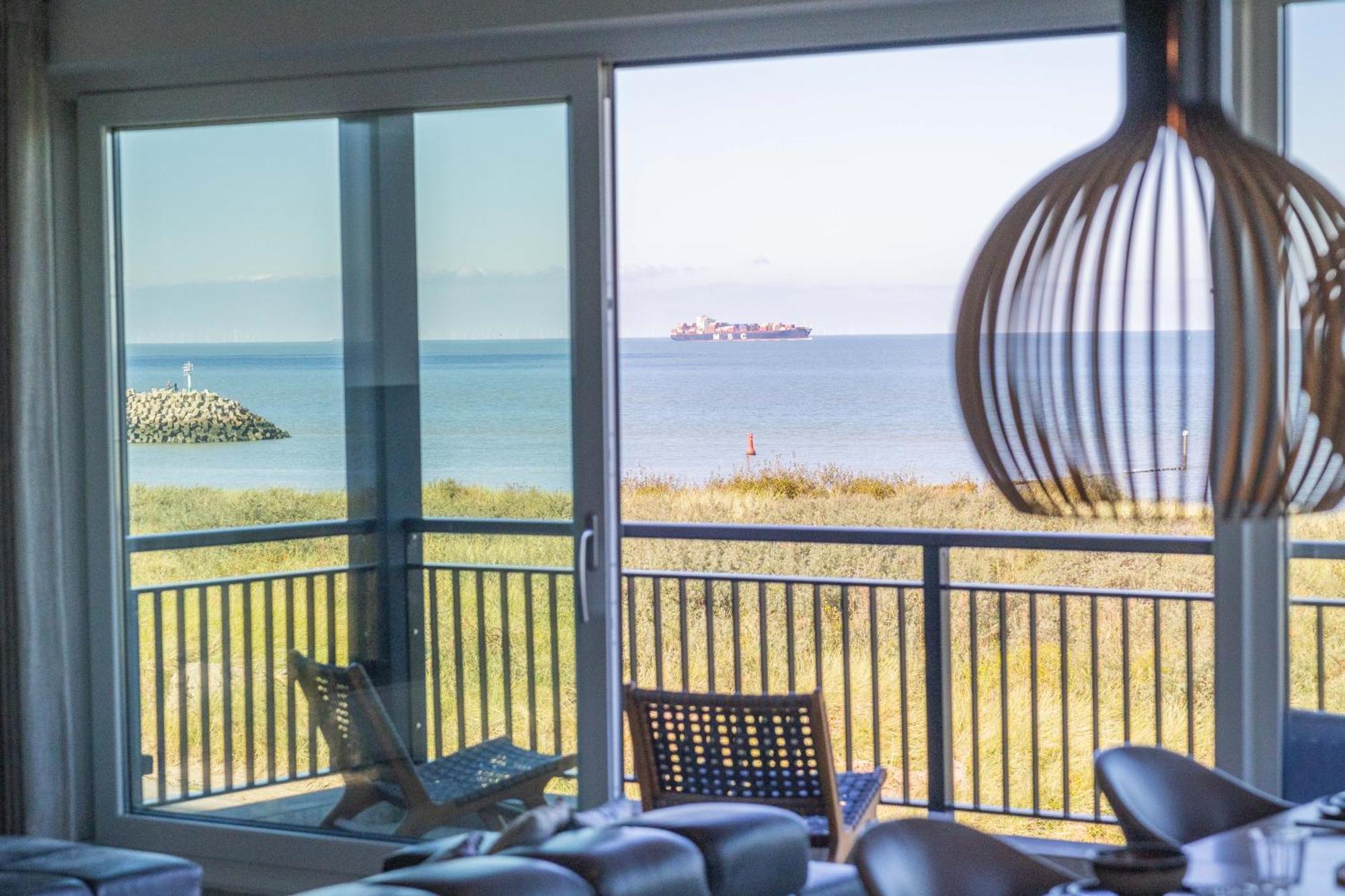 The Bay Luxurious Full Sea View Apartment Cadzand Exterior photo